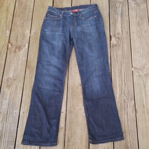 Lucky Brand boot cut dark wash jeans - Picture 2 of 4